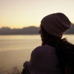 woman, outdoors, sunset, beanie, travel, thinking, looking, nostalgia, nature, dusk, thinking, thinking, thinking, thinking, thinking